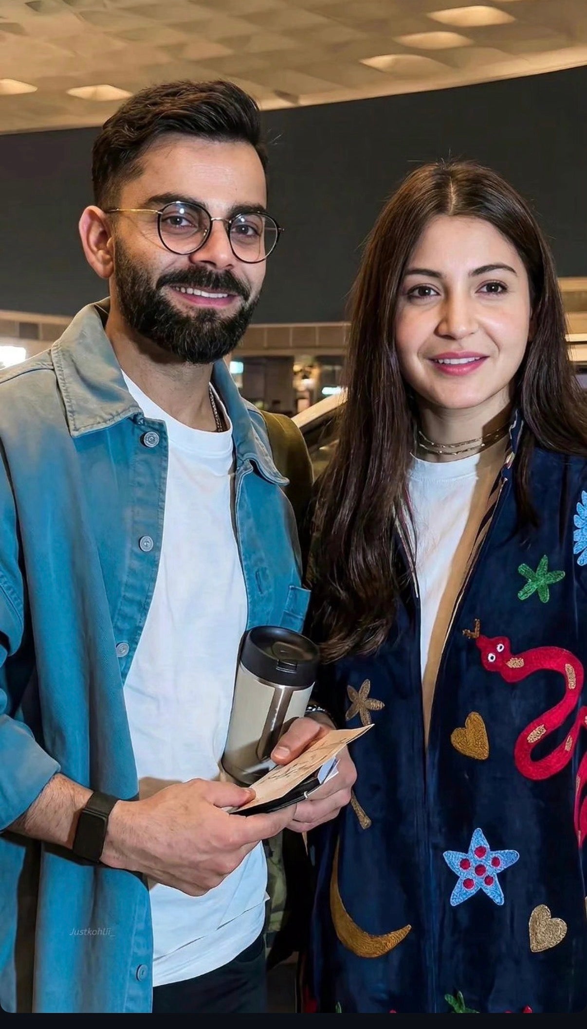 Blue Suzani Velvet Snake Embroidered Jacket